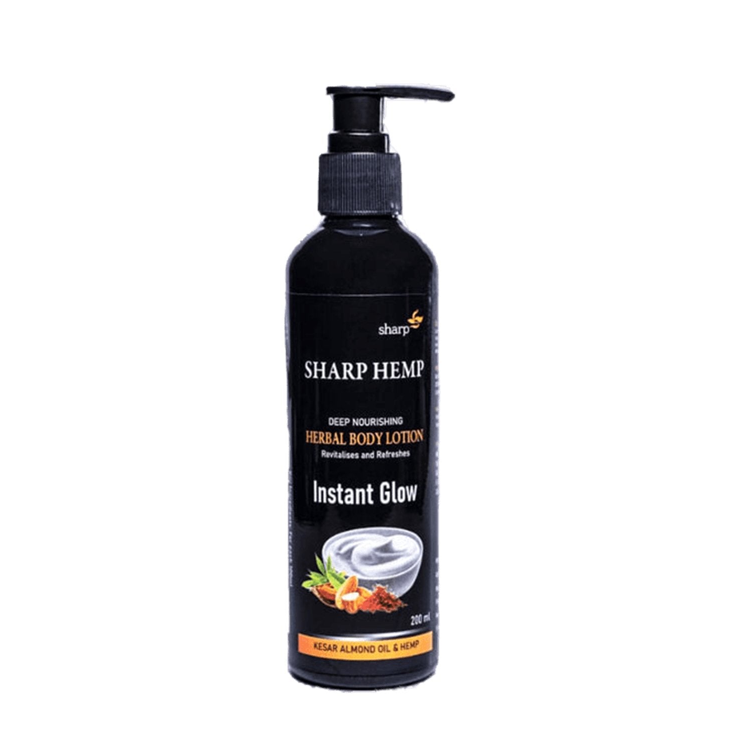 Sharp Hemp - Herbal Body Lotion | Deep Nourishing For Instant Glow - CBD Store India