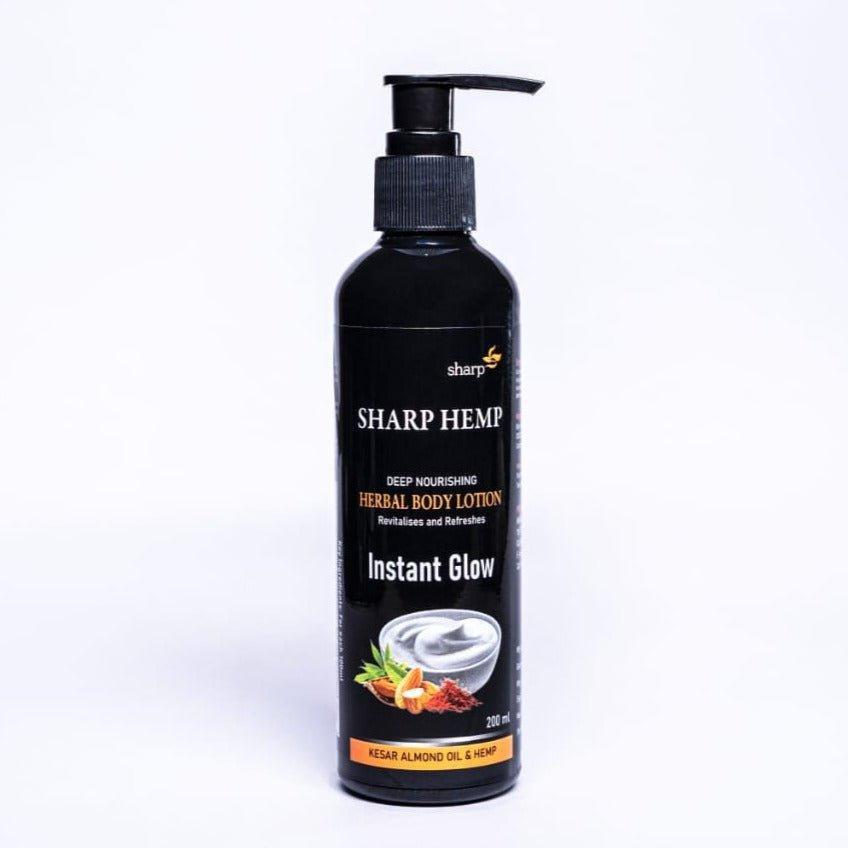 Sharp Hemp - Herbal Body Lotion | Deep Nourishing For Instant Glow.