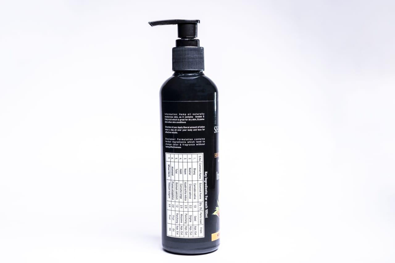 Sharp Hemp - Herbal Body Lotion | Deep Nourishing For Instant Glow.