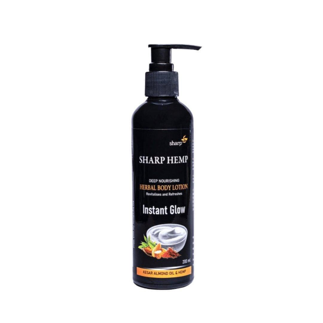 Sharp Hemp - Herbal Body Lotion | Deep Nourishing For Instant Glow.
