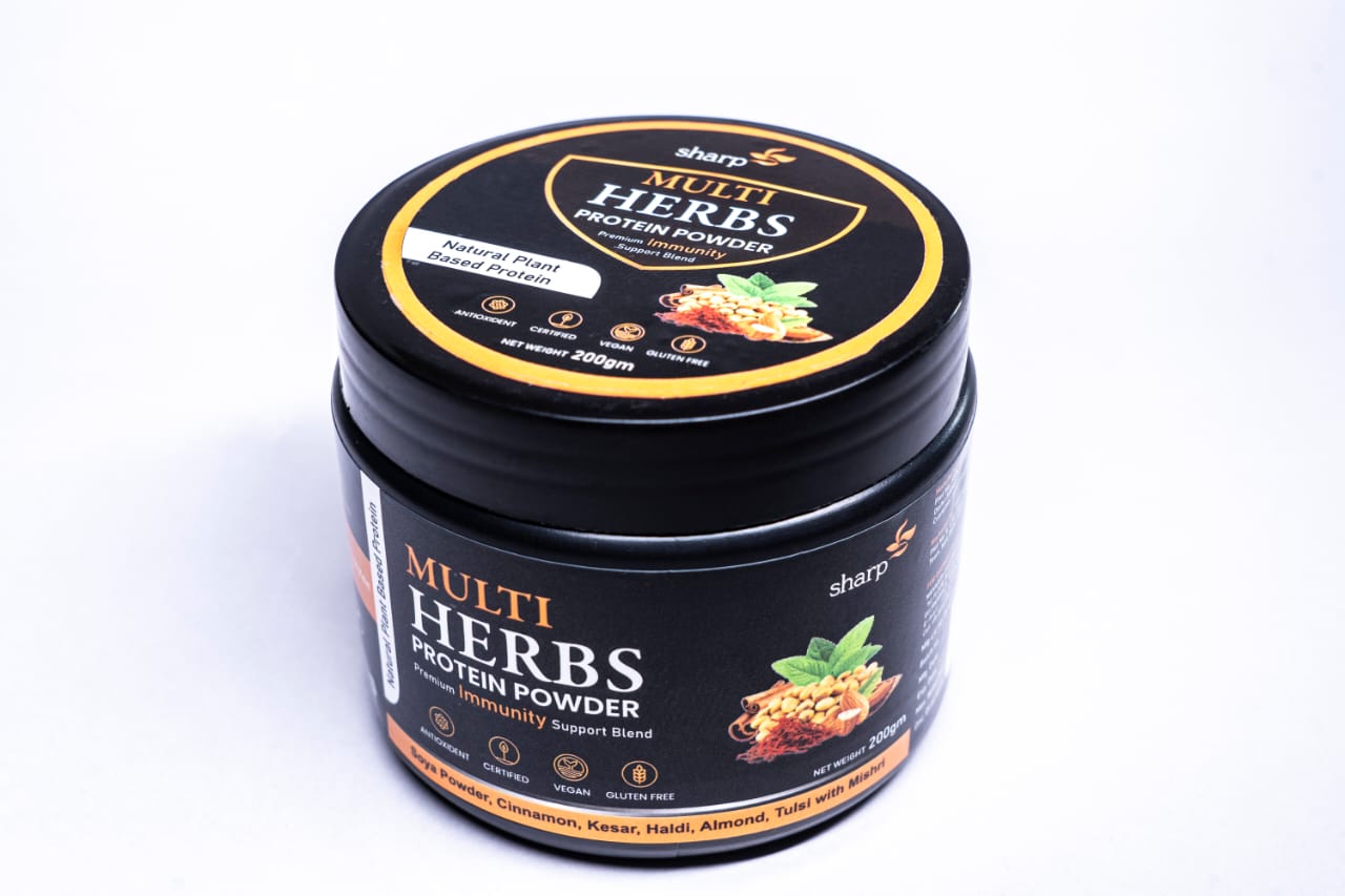 Sharp Hemp - Multi Herb Protein Powder - CBD Store India