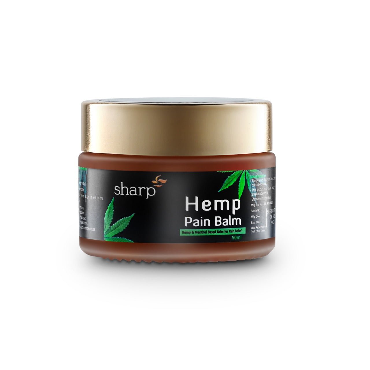 Sharp Hemp - Pain Balm | Menthol & Hemp Based - CBD Store India