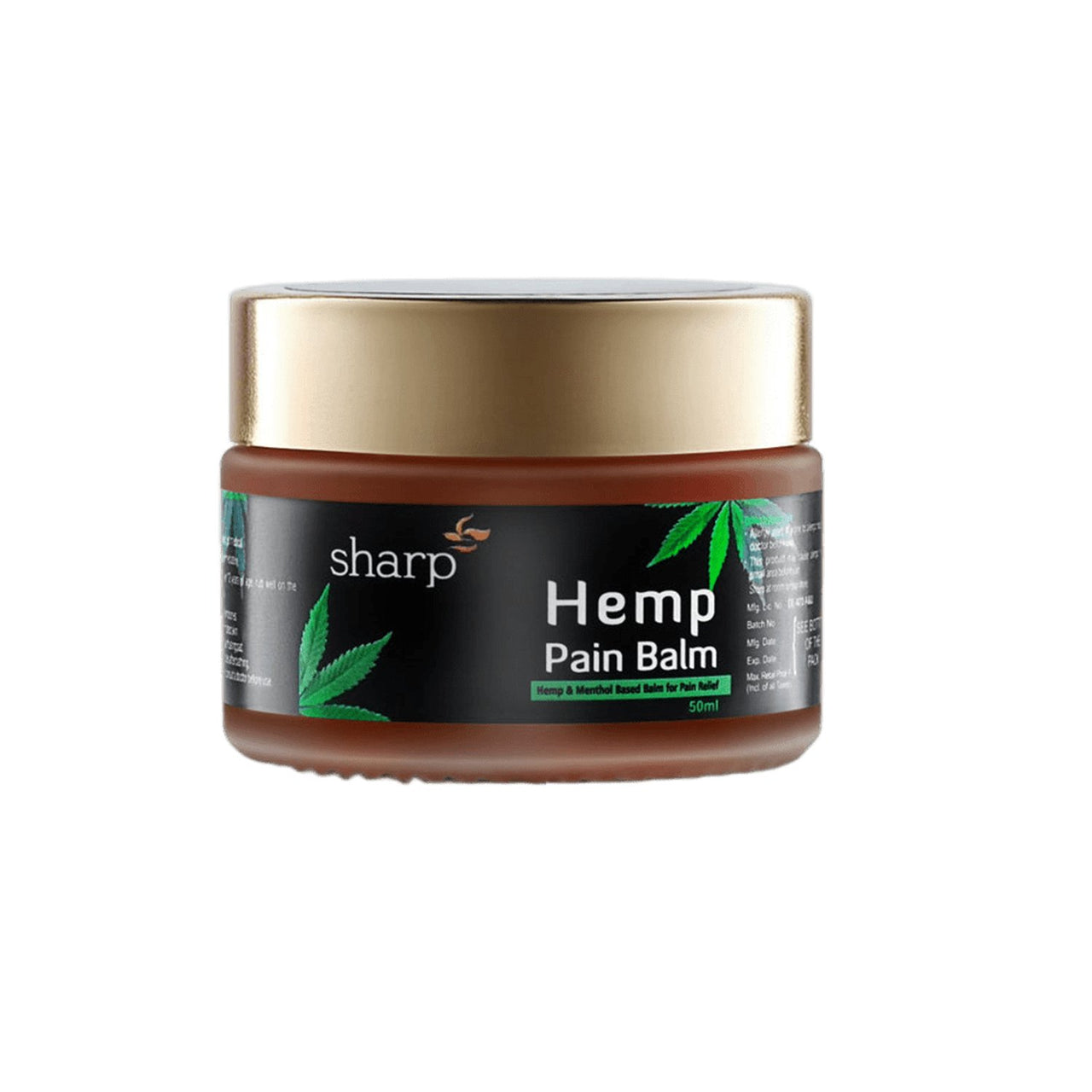 Sharp Hemp - Pain Balm | Menthol & Hemp Based - CBD Store India