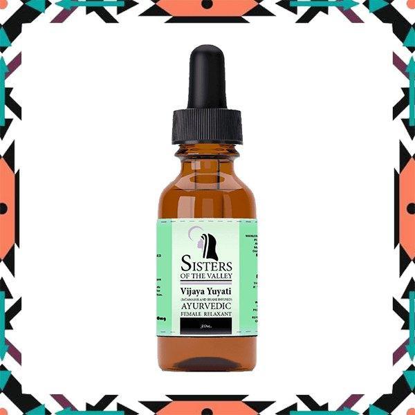 Sisters Of the Valley Ayurvedic Female Relaxant 1500mg 1:1 THC : CBD Oil Tincture.