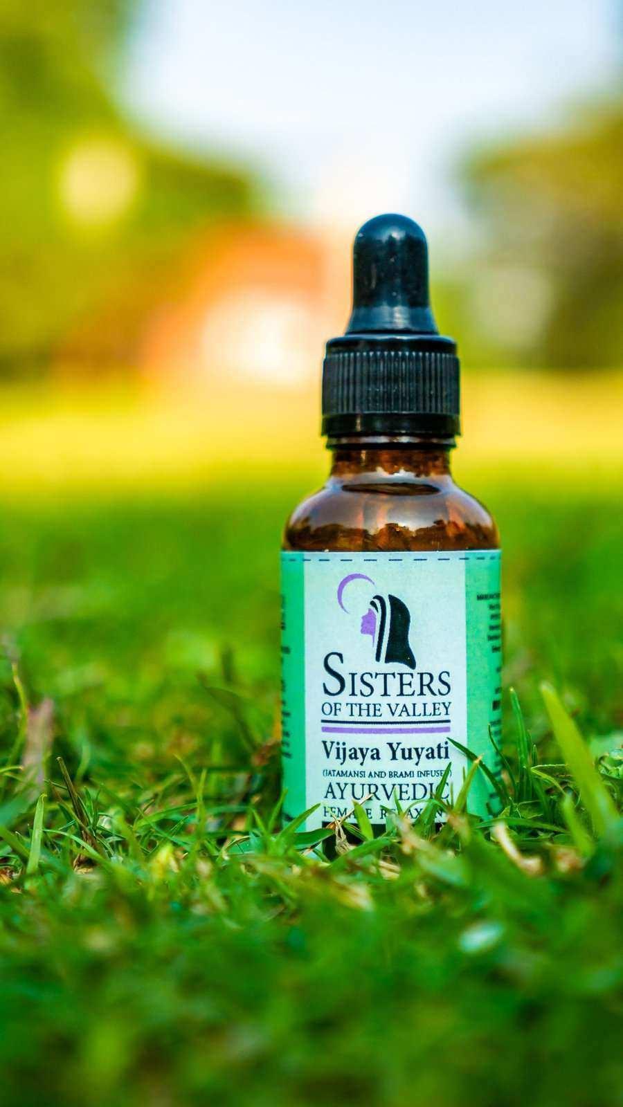 Sisters Of the Valley Ayurvedic Female Relaxant 1500mg 1:1 THC : CBD Oil Tincture.