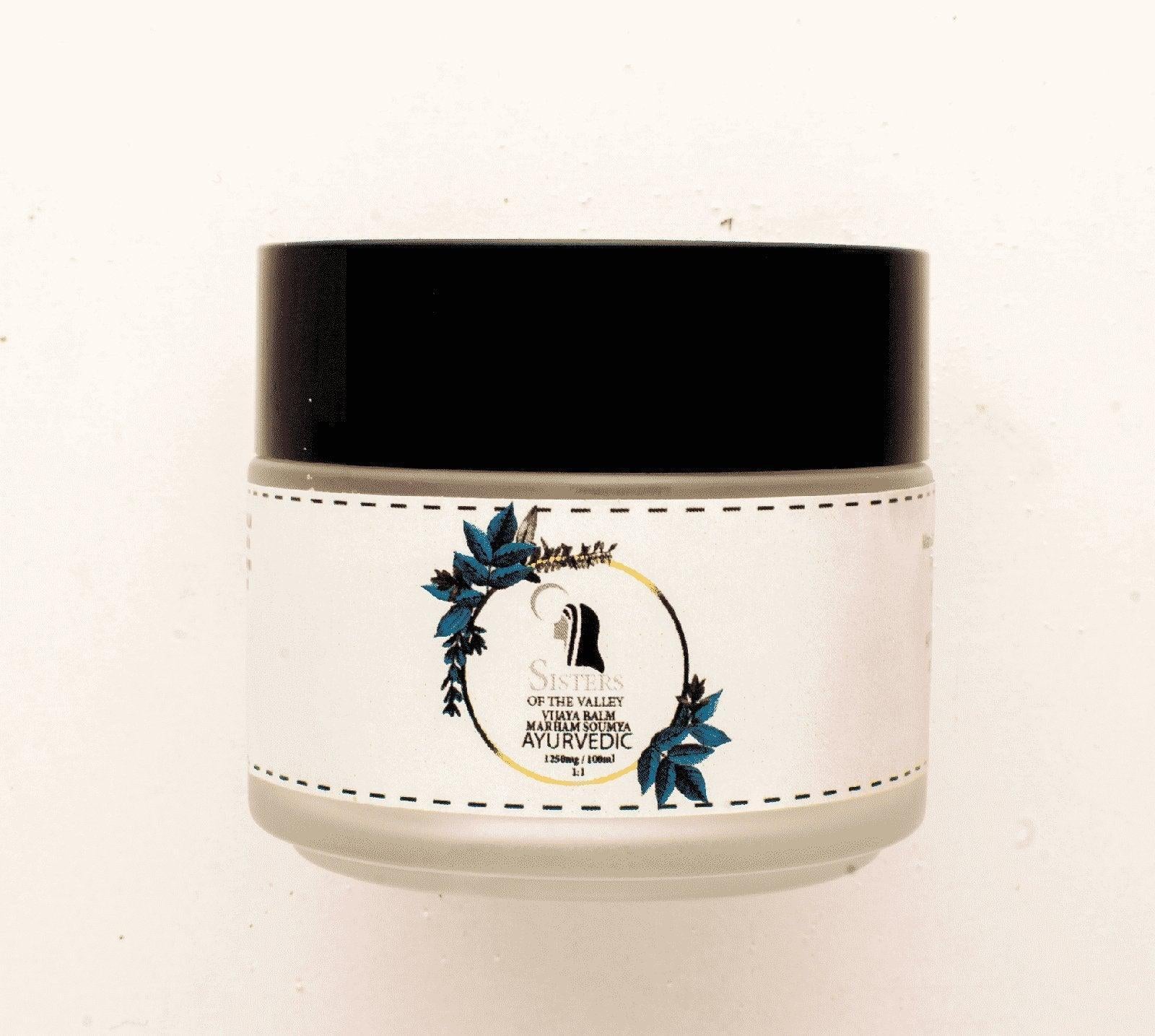Sisters of the Valley Marham Soumya Ayurvedic Vijaya : CBD Oil Balm.
