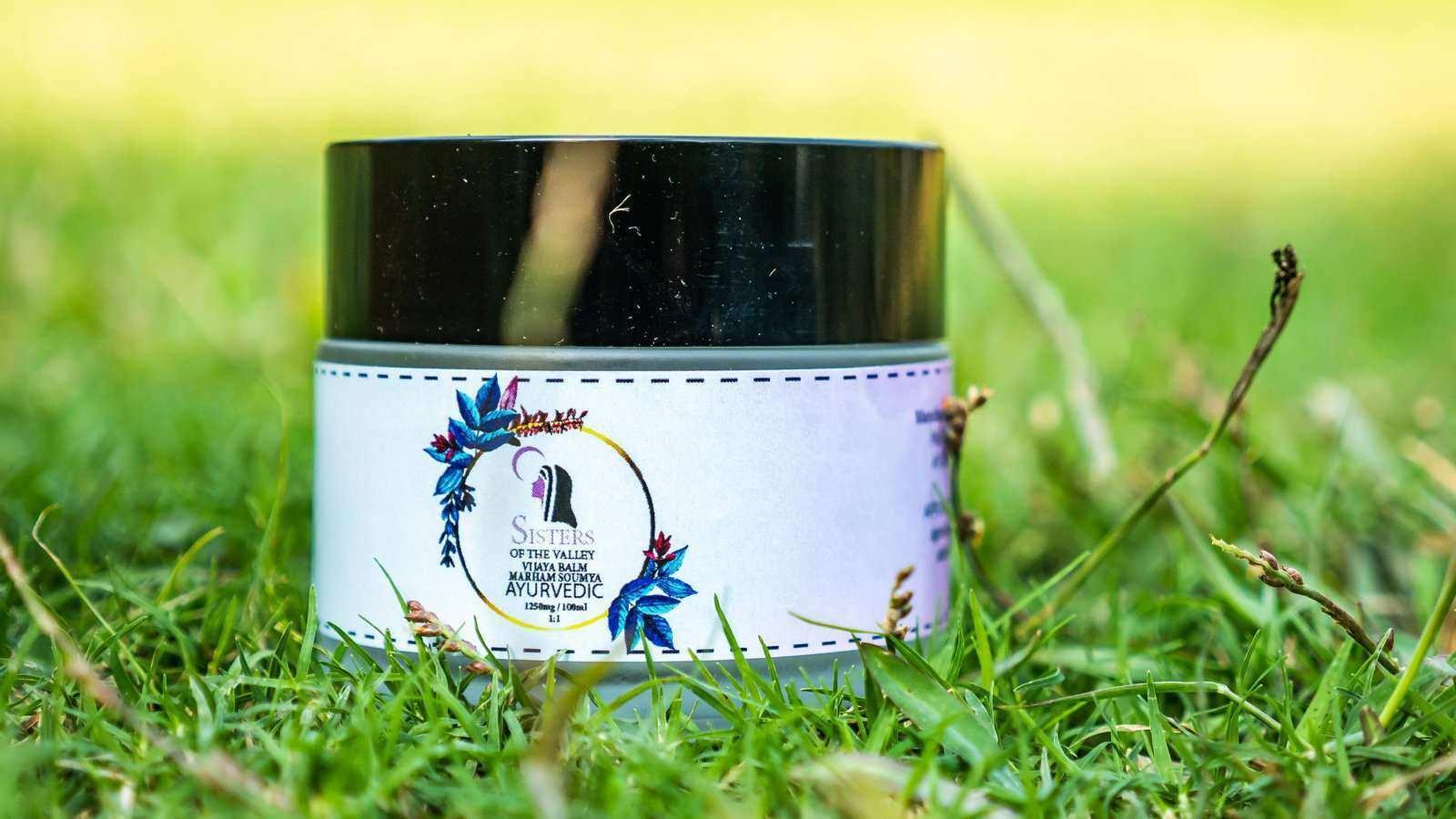 Sisters of the Valley Marham Soumya Ayurvedic Vijaya : CBD Oil Balm.