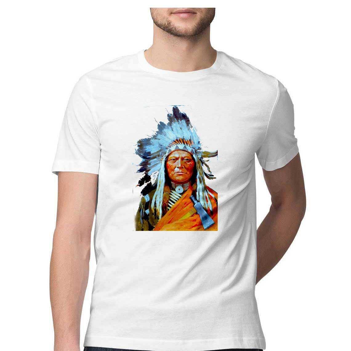 Sitting Bull by Henry Farny 1899 Men's T-Shirt.