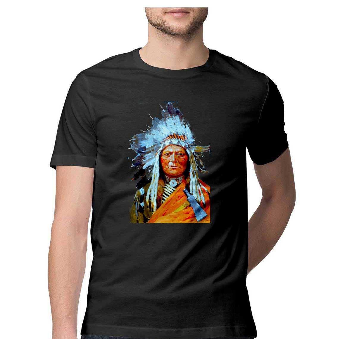 Sitting Bull by Henry Farny 1899 Men's T-Shirt.