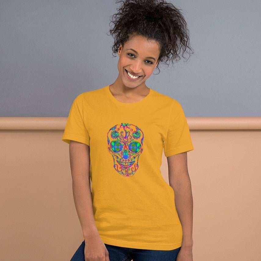 Skull for the Aztec Emperor Montezuma Women's T-Shirt.