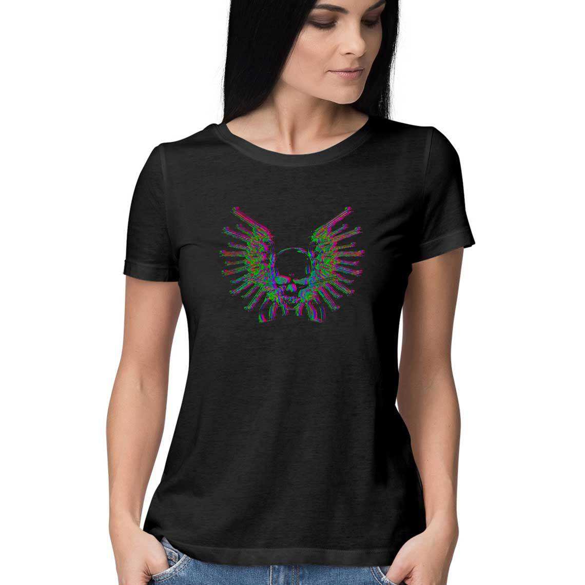 Skull of A Gun Women's T-Shirt - CBD Store India