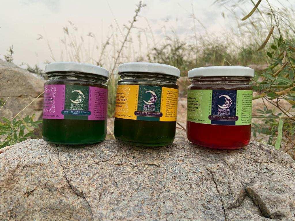 Soma Flora CBD Oil Infused Honey 2000mg - CBD Store India