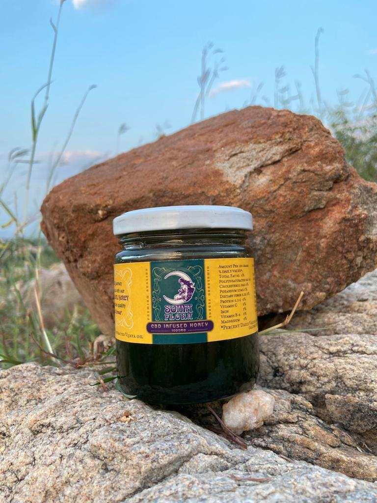 Soma Flora CBD Oil Infused Honey 2000mg.