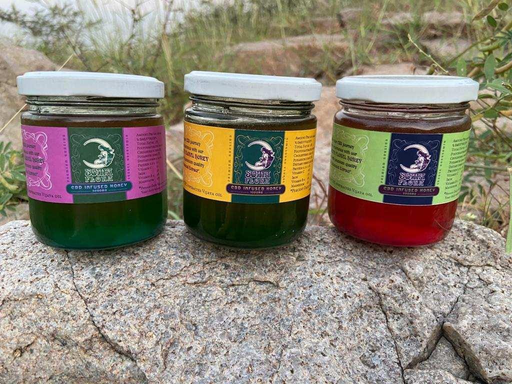 Soma Flora CBD Oil Infused Honey 2000mg.