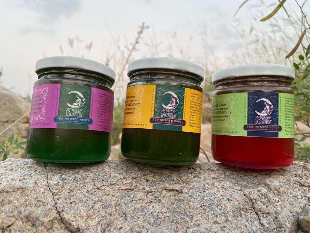 Soma Flora CBD Oil Infused Honey 2000mg.
