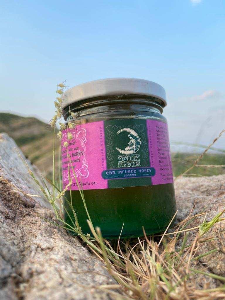 Soma Flora CBD Oil Infused Honey 2000mg.