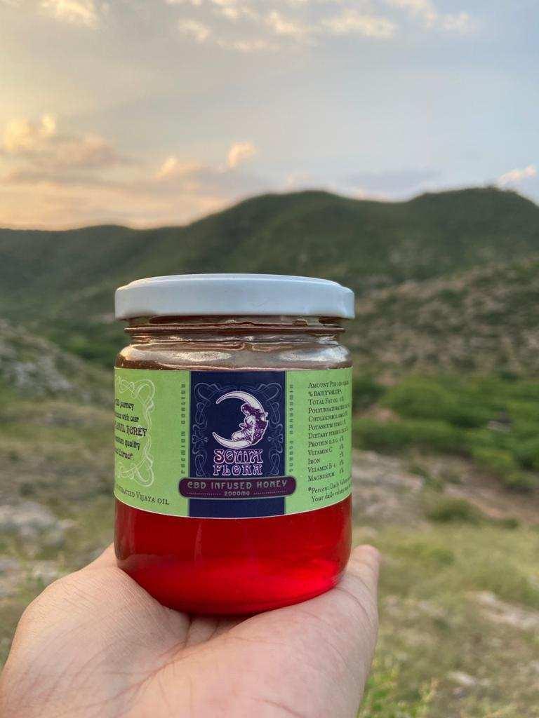 Soma Flora CBD Oil Infused Honey 3000mg.