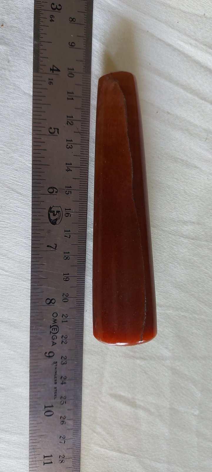 Soma Flora Crystal Chillum | Red Aventurine (4 inch)Soma Flora Crystal Chillum | Red Aventurine (4 inch)