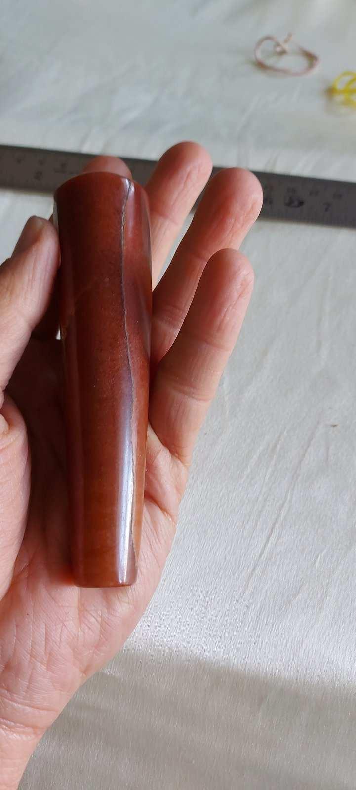 Soma Flora Crystal Chillum | Red Aventurine (4 inch)Soma Flora Crystal Chillum | Red Aventurine (4 inch)