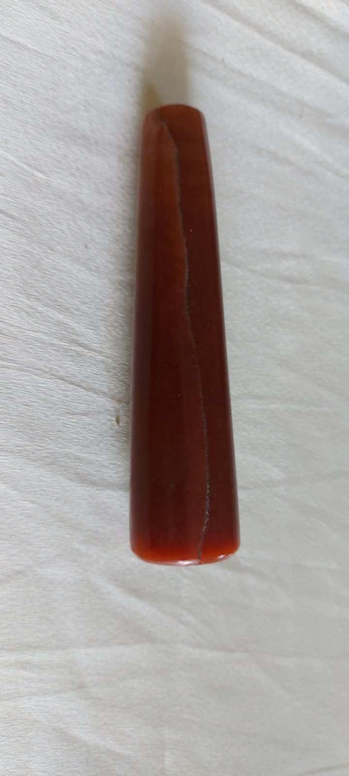 Soma Flora Crystal Chillum | Red Aventurine (4 inch)Soma Flora Crystal Chillum | Red Aventurine (4 inch)