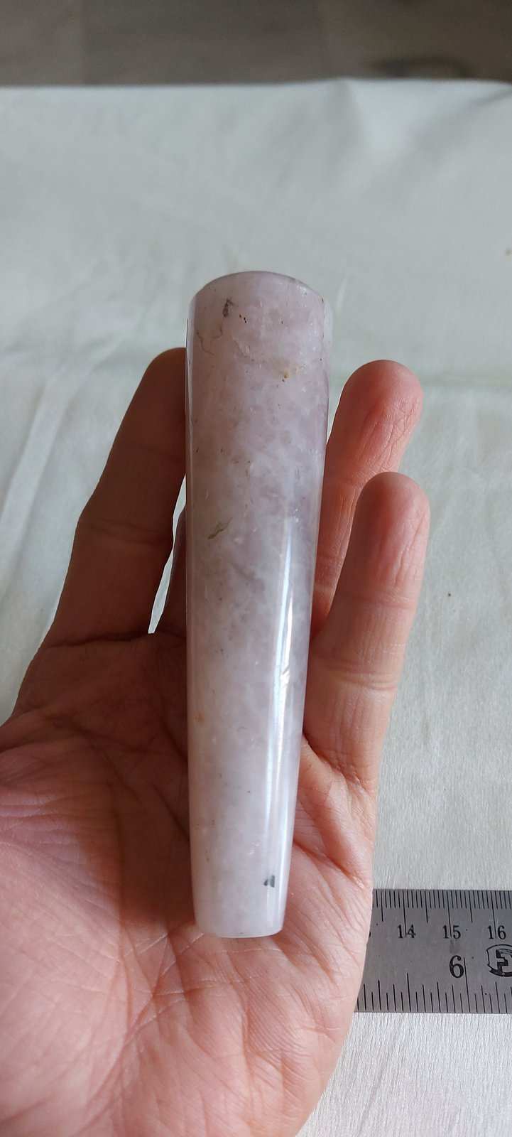 Soma Flora Crystal Chillum | Rose Quartz (5 inch) - CBD Store India