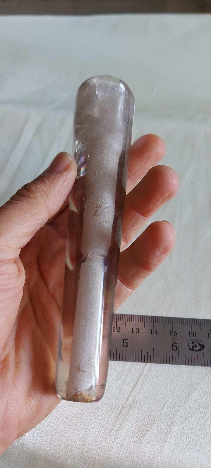 Soma Flora Crystal Chillum | Smokey Quartz (6 inch)Soma Flora Crystal Chillum | Smokey Quartz (6 inch)