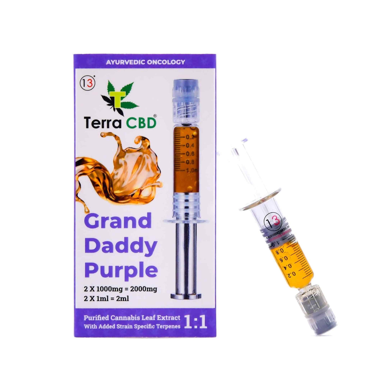 Terra CBD – Strain Specific Cannabis Extract – Grand Daddy Purple - CBD Store India