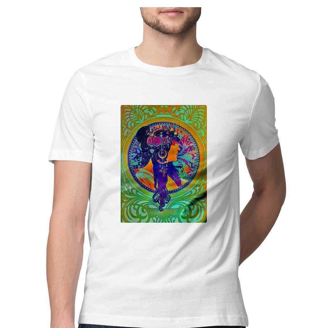 The Best Cotton T-Shirts  - Alphonse Mucha Donna Orechini Men's T-Shirt.