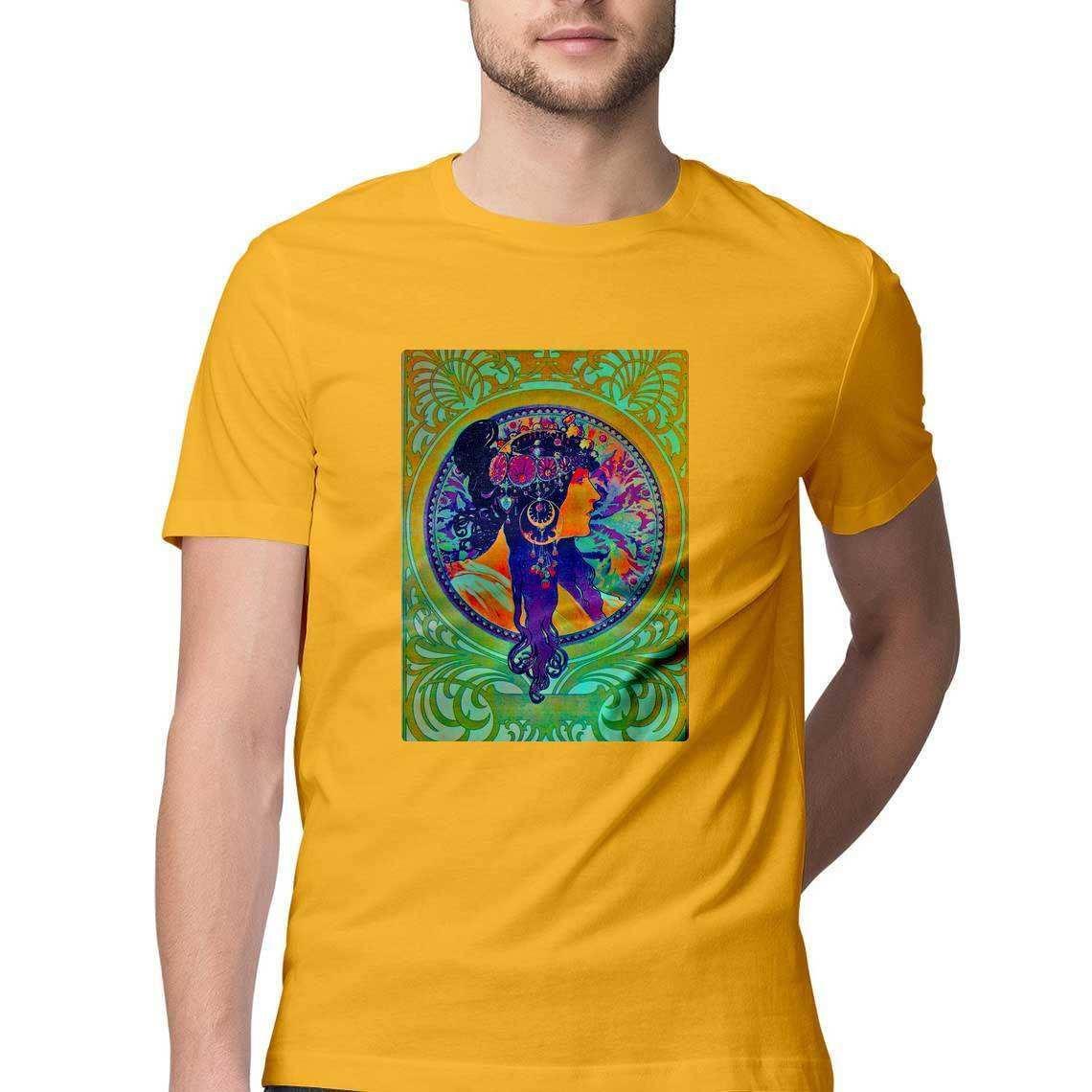 The Best Cotton T-Shirts  - Alphonse Mucha Donna Orechini Men's T-Shirt.