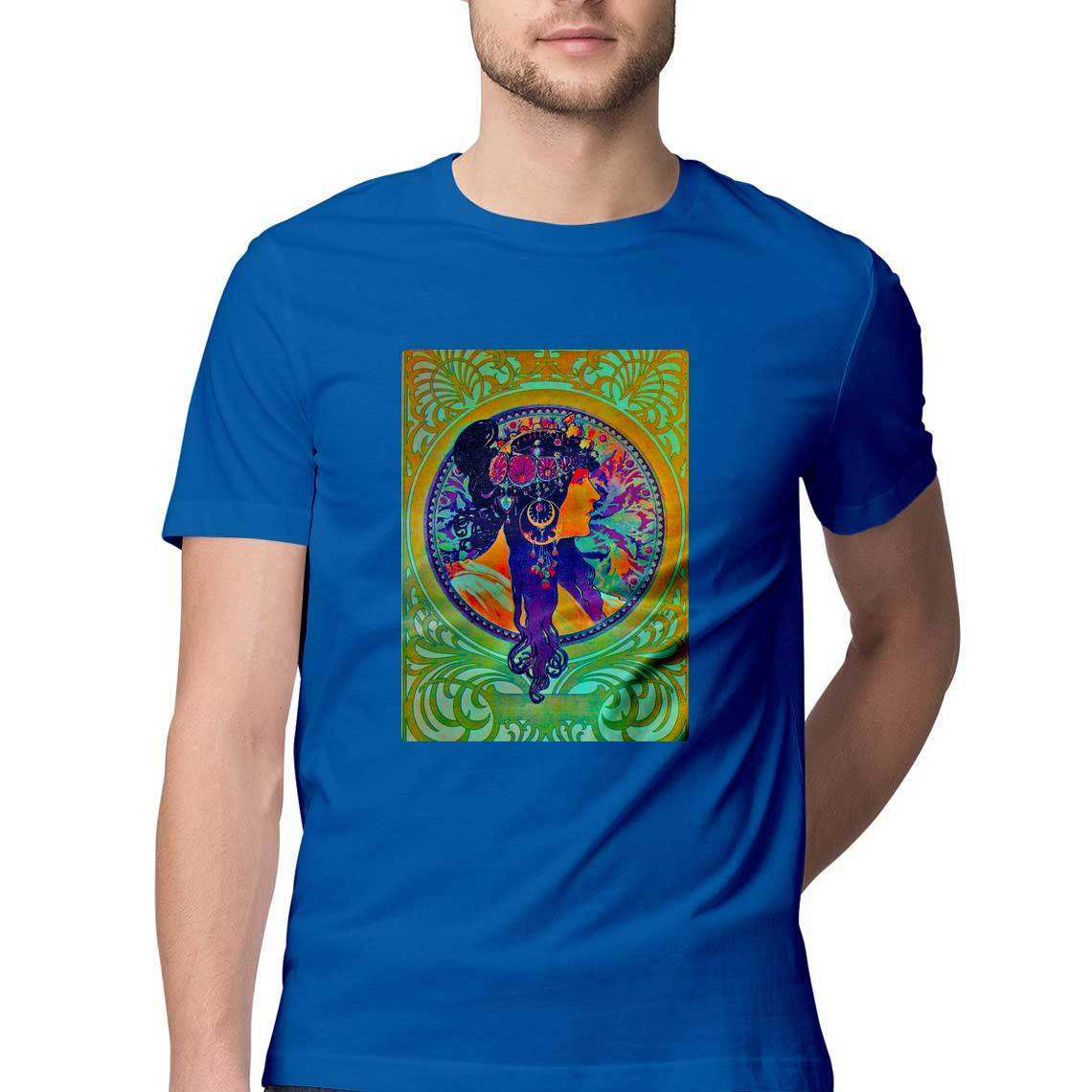 The Best Cotton T-Shirts - Alphonse Mucha Donna Orechini Men's T-Shirt - CBD Store India