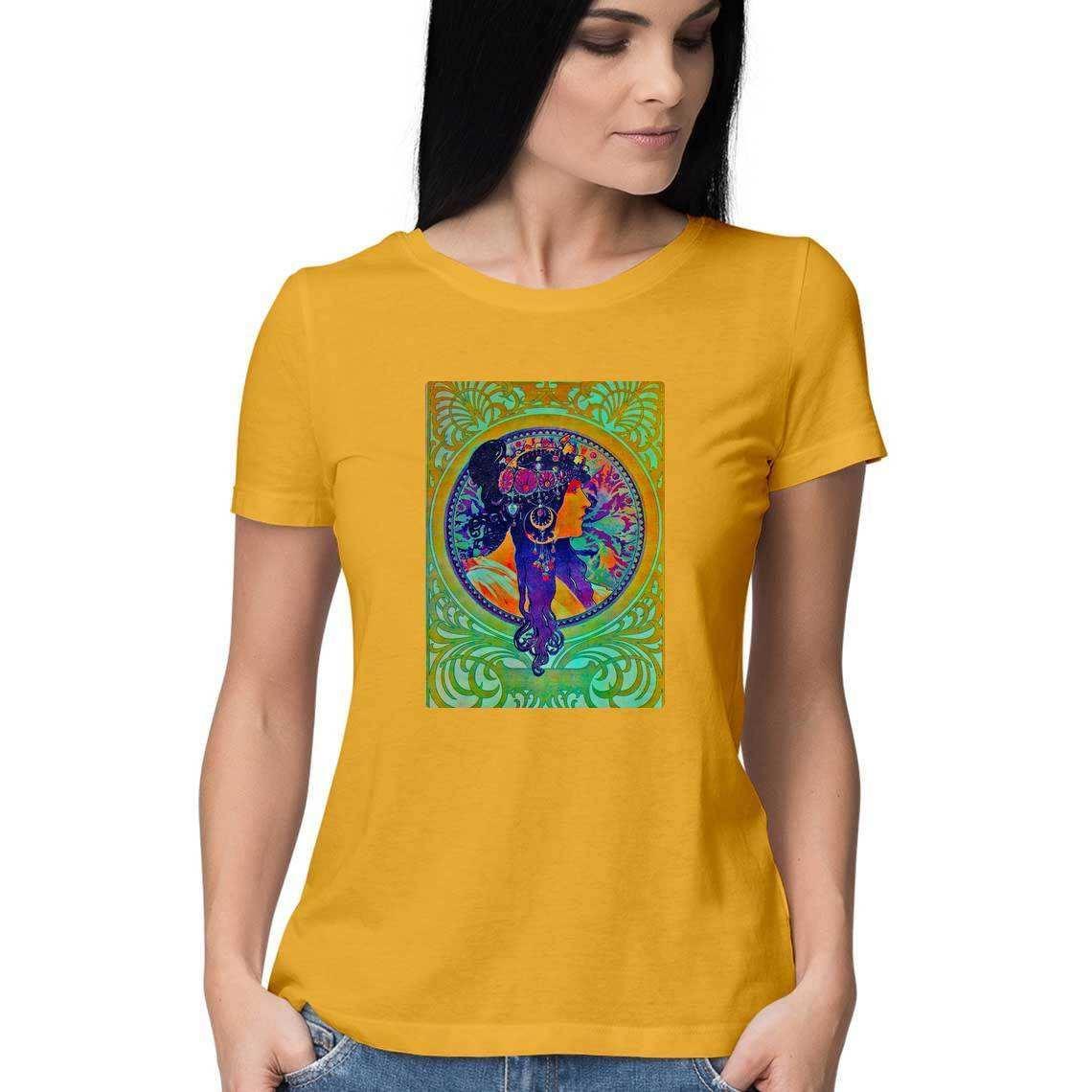 The Best Cotton T-Shirts  - Alphonse Mucha Donna Orechini Women's T-Shirt.