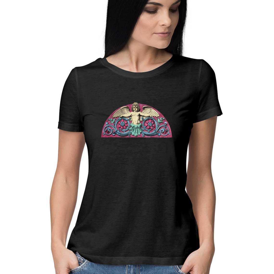 The Cherub of Eden Women's Graphic T-Shirt.