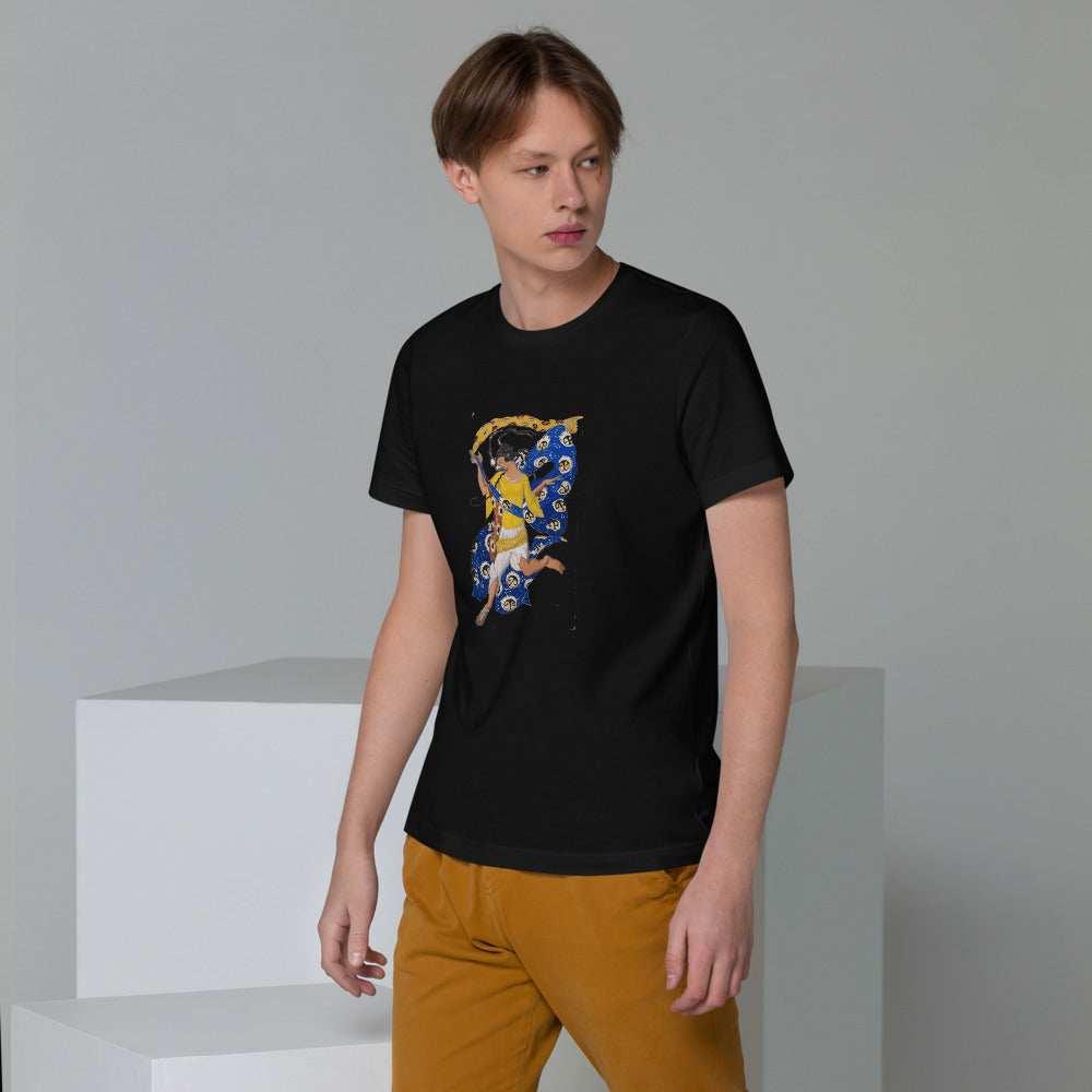 The Dancer who found Dreamland Men's Graphic T-ShirtClothingMen's Graphic T-Shirt Cotton | Soma Flora's Soft Design
