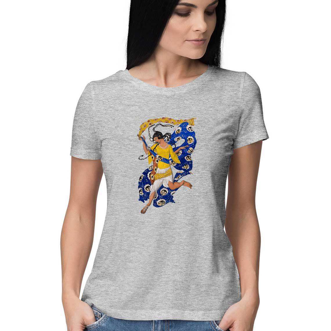 The Dancer who jumped into Dreamland Women's Graphic T-Shirt - CBD Store India