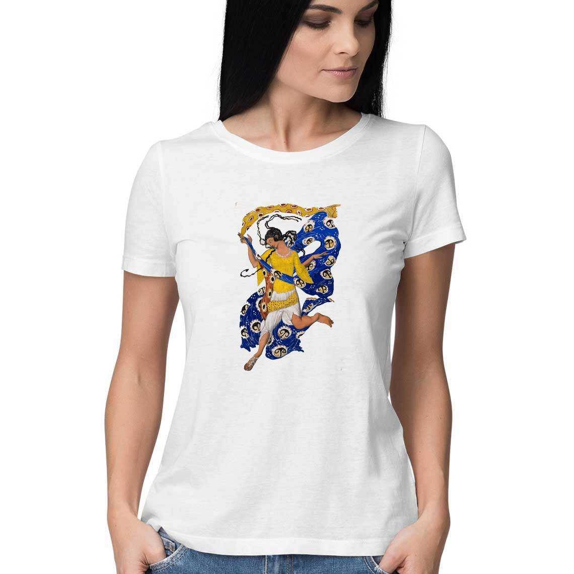 The Dancer who jumped into Dreamland Women's Graphic T-Shirt - CBD Store India