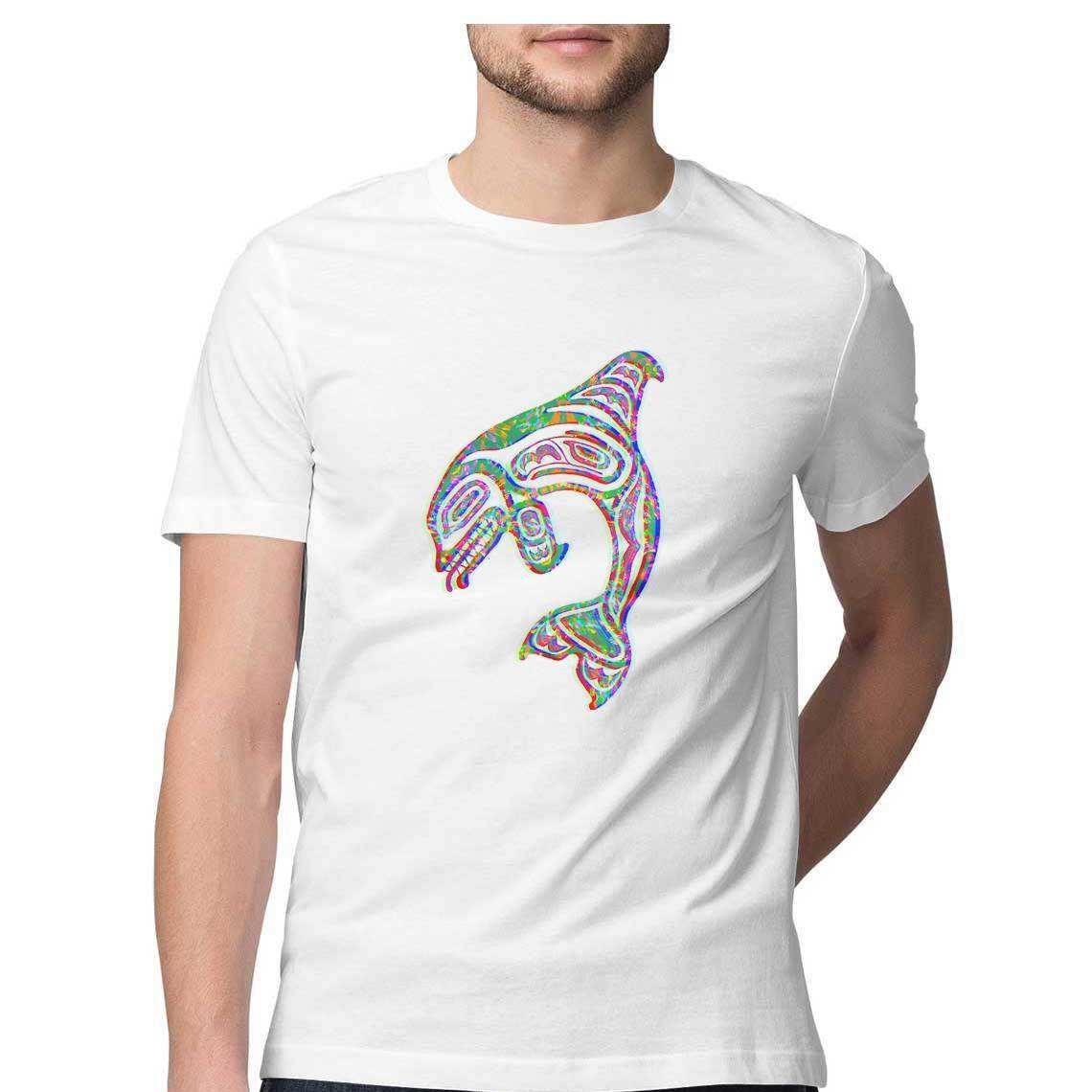 The Dolphin that Blocked a Rainbow Men's T-Shirt.