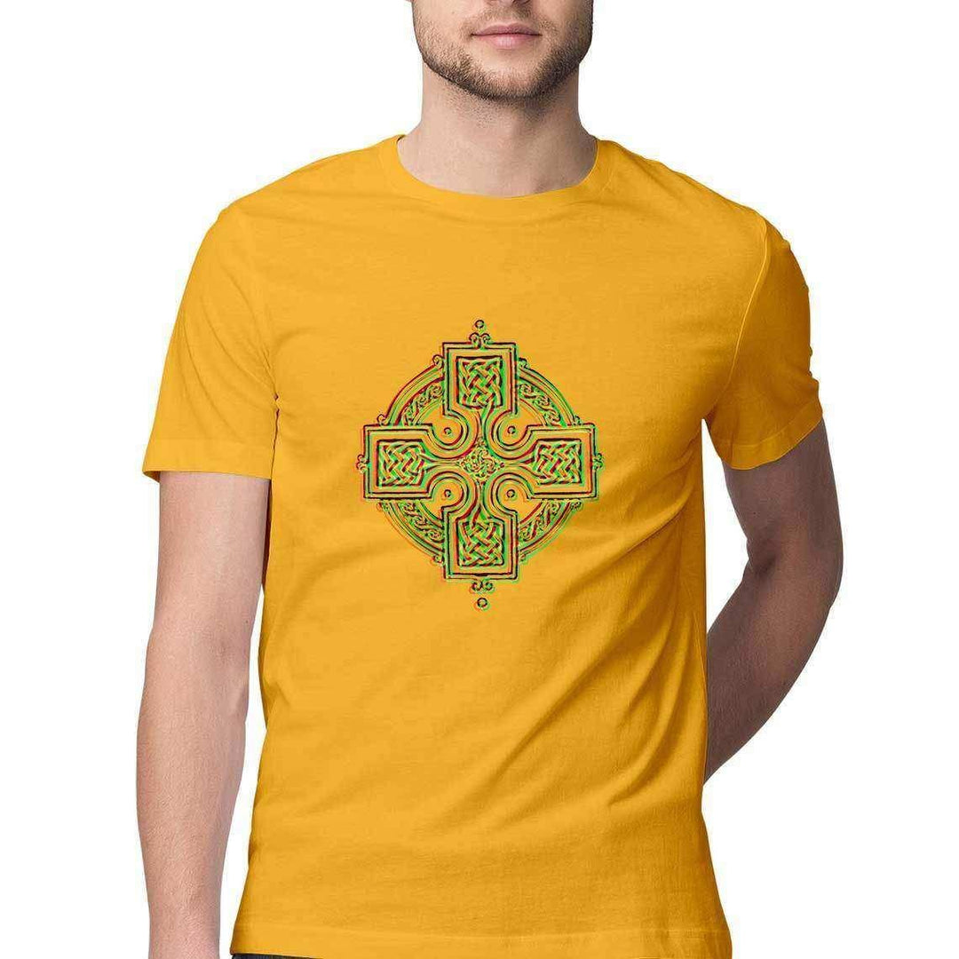 The Druid's Celtic Cross Men's T-ShirtClothing
