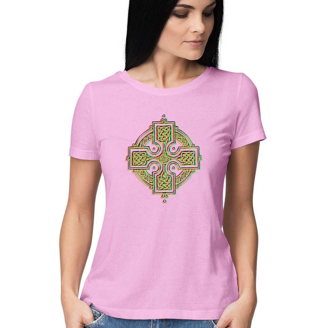 The Druid's Celtic Cross Women's T-Shirt.