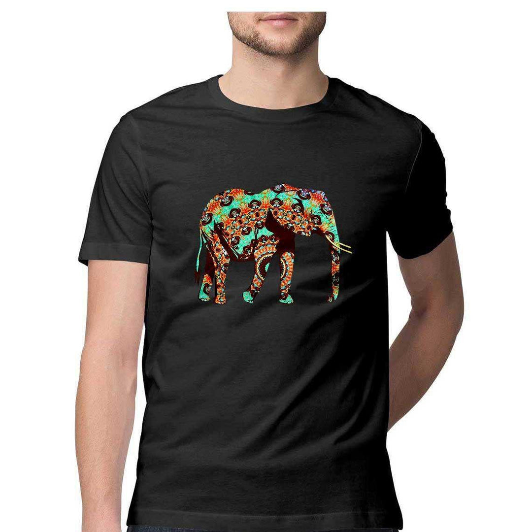The Elephant Who went on a Psychedelic Safari Men's Graphic T-ShirtClothingThe Elephant Graphic T-Shirt - Men's | 100% Cotton, Casual