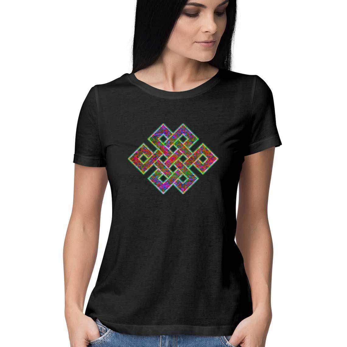 The Endless Knot Women's T-Shirt - CBD Store India