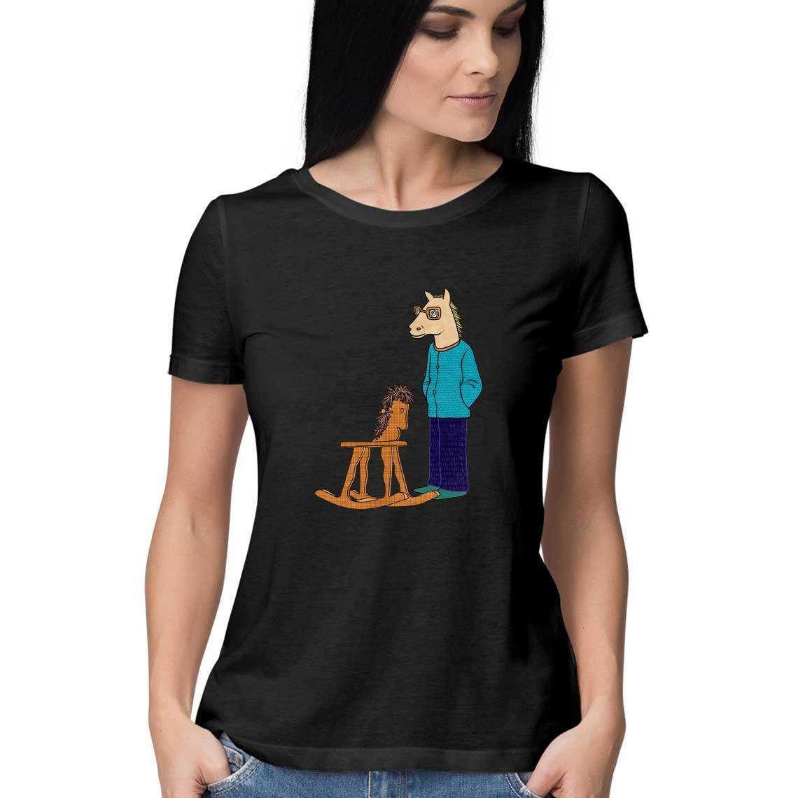 The Flying Horseman Women's Graphic T-Shirt.