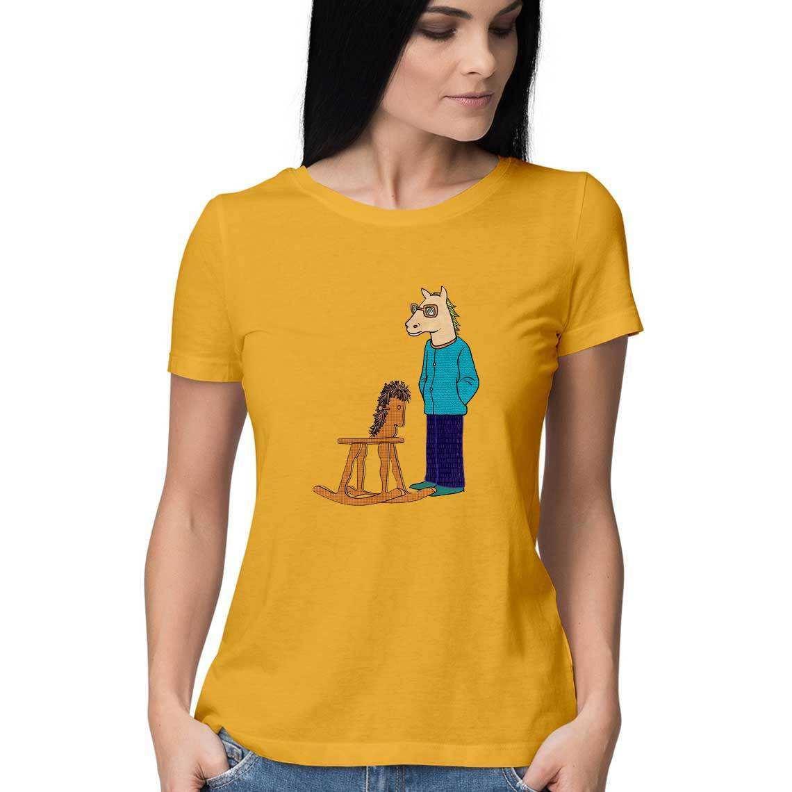 The Flying Horseman Women's Graphic T-Shirt.