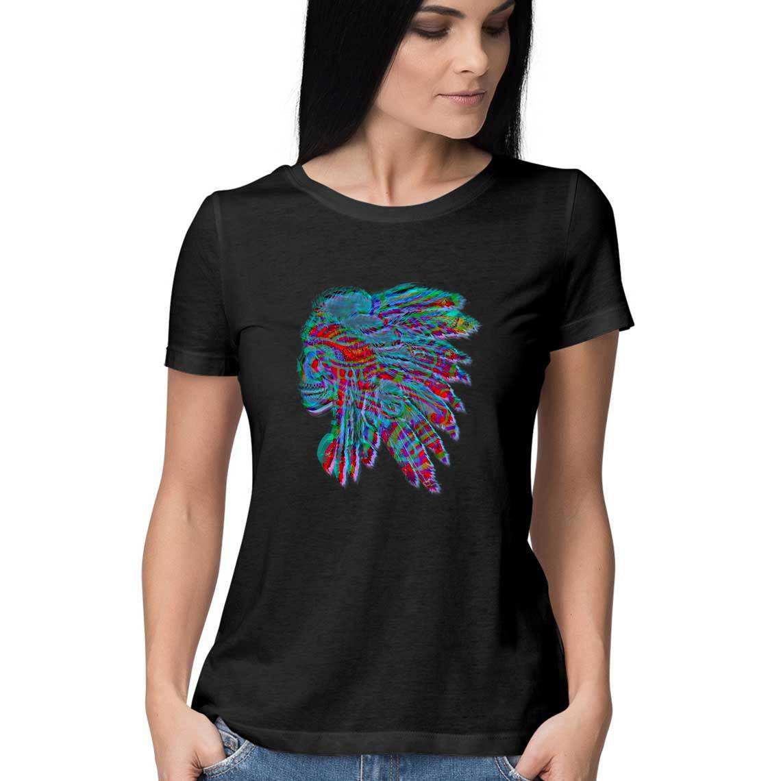 The Ghost of the Apache Chief Women's T-Shirt - CBD Store India
