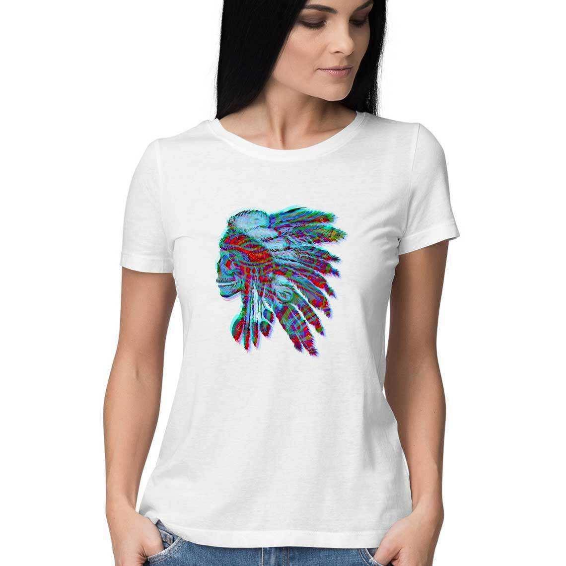 The Ghost of the Apache Chief Women's T-Shirt.