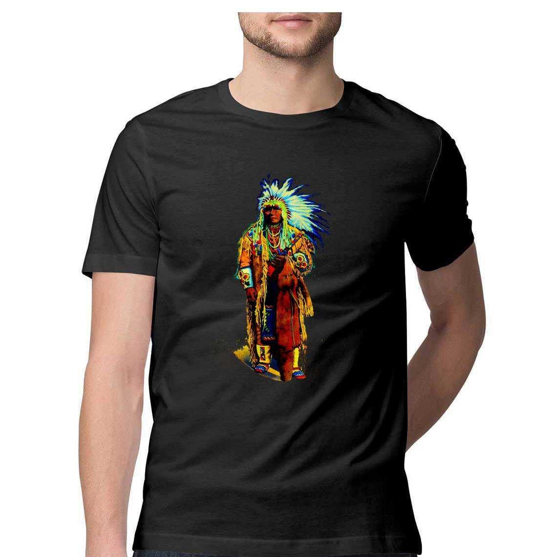 The Great Indian Chief - Multnomah Men's T-Shirt.