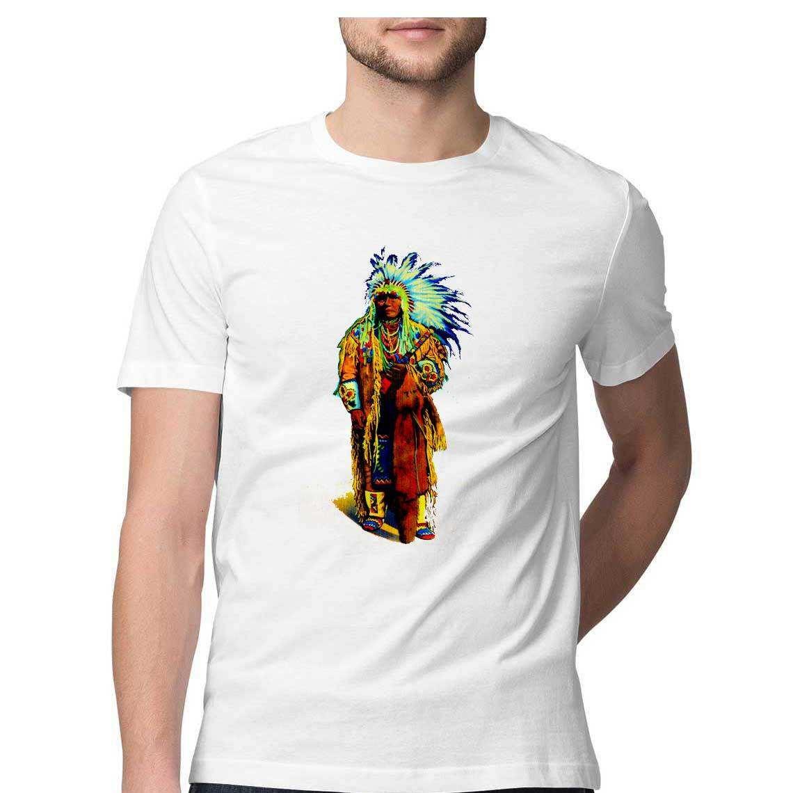 The Great Indian Chief - Multnomah Men's T-Shirt.
