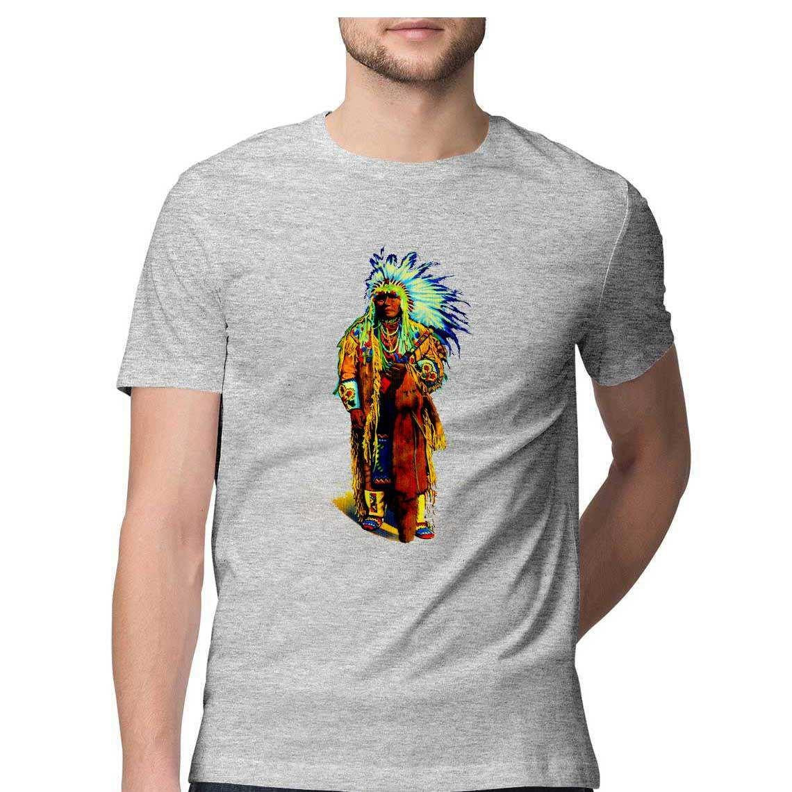 The Great Indian Chief - Multnomah Men's T-Shirt.