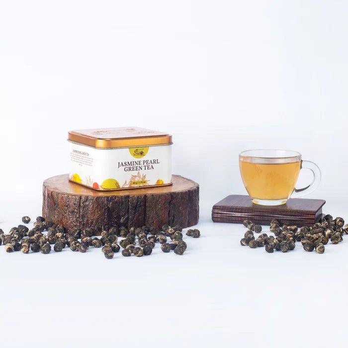 The Indian Chai - Jasmine Pearl Green TeaHerbal TeaJasmine Pearl Green Tea - Hand-Rolled Leaves | Antioxidants