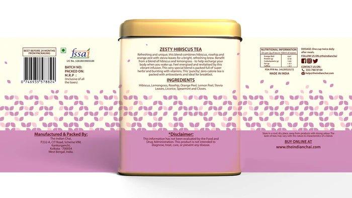 The Indian Chai - Zesty Hibiscus TeaHerbal TeaZesty Hibiscus Tea - Hibiscus Tea Benefits | Immunity Booster