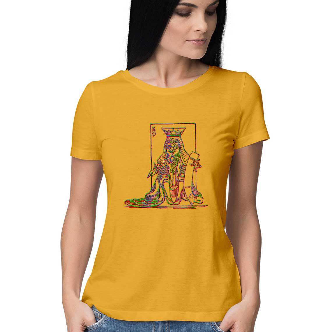 The King of Hearts Women's T-Shirt - CBD Store India